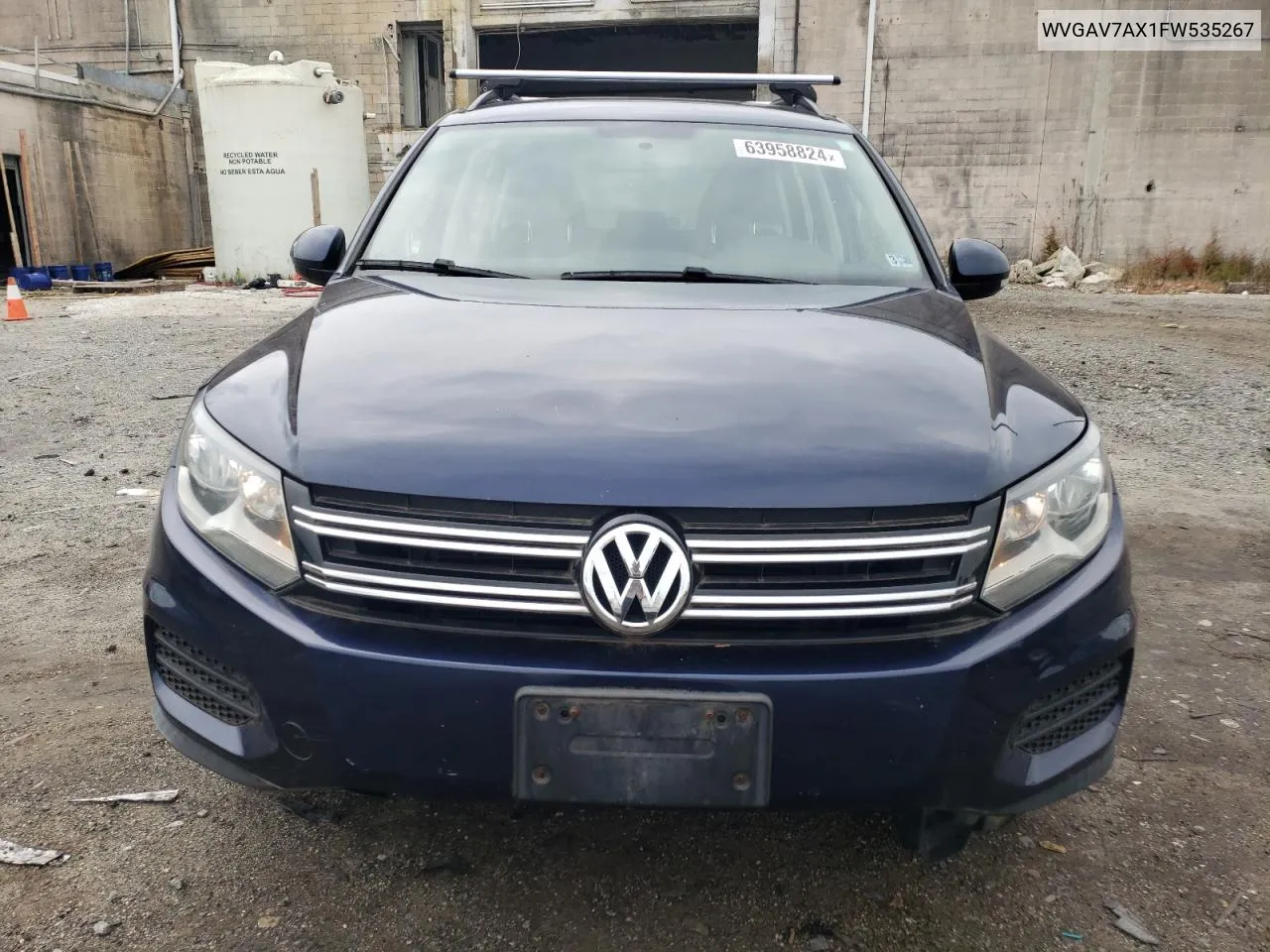 WVGAV7AX1FW535267 2015 Volkswagen Tiguan S