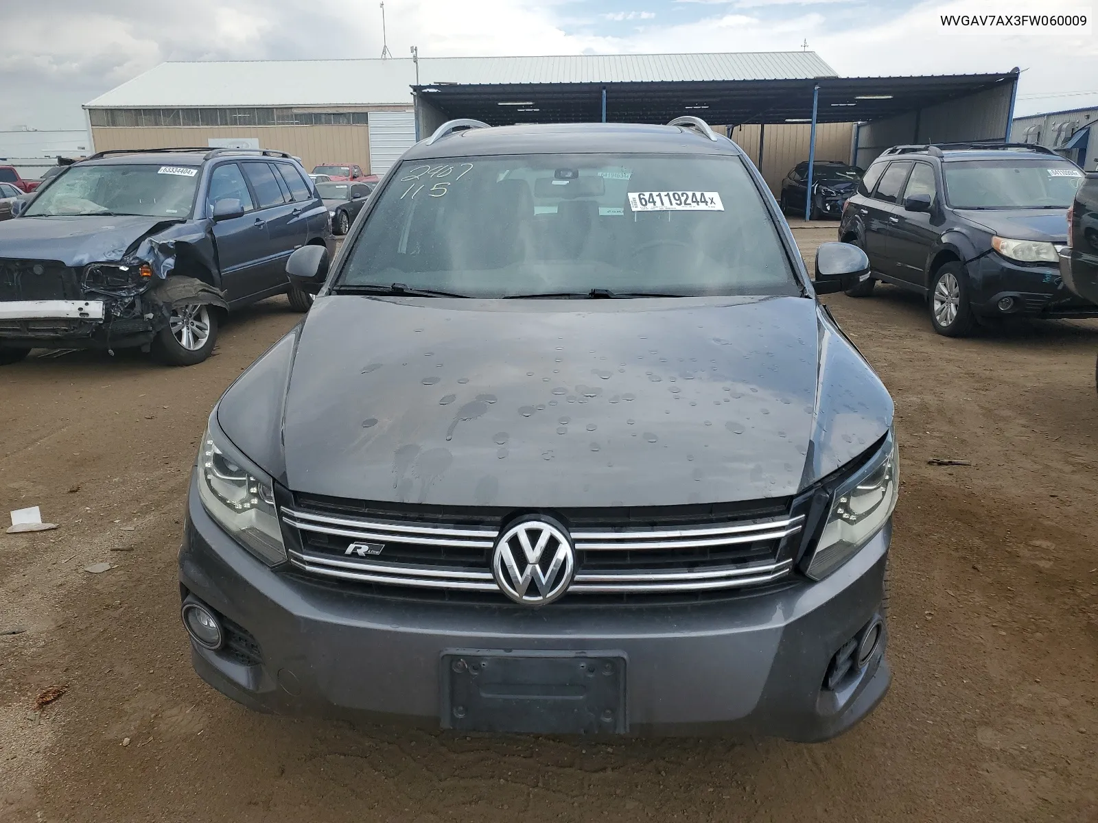 WVGAV7AX3FW060009 2015 Volkswagen Tiguan S