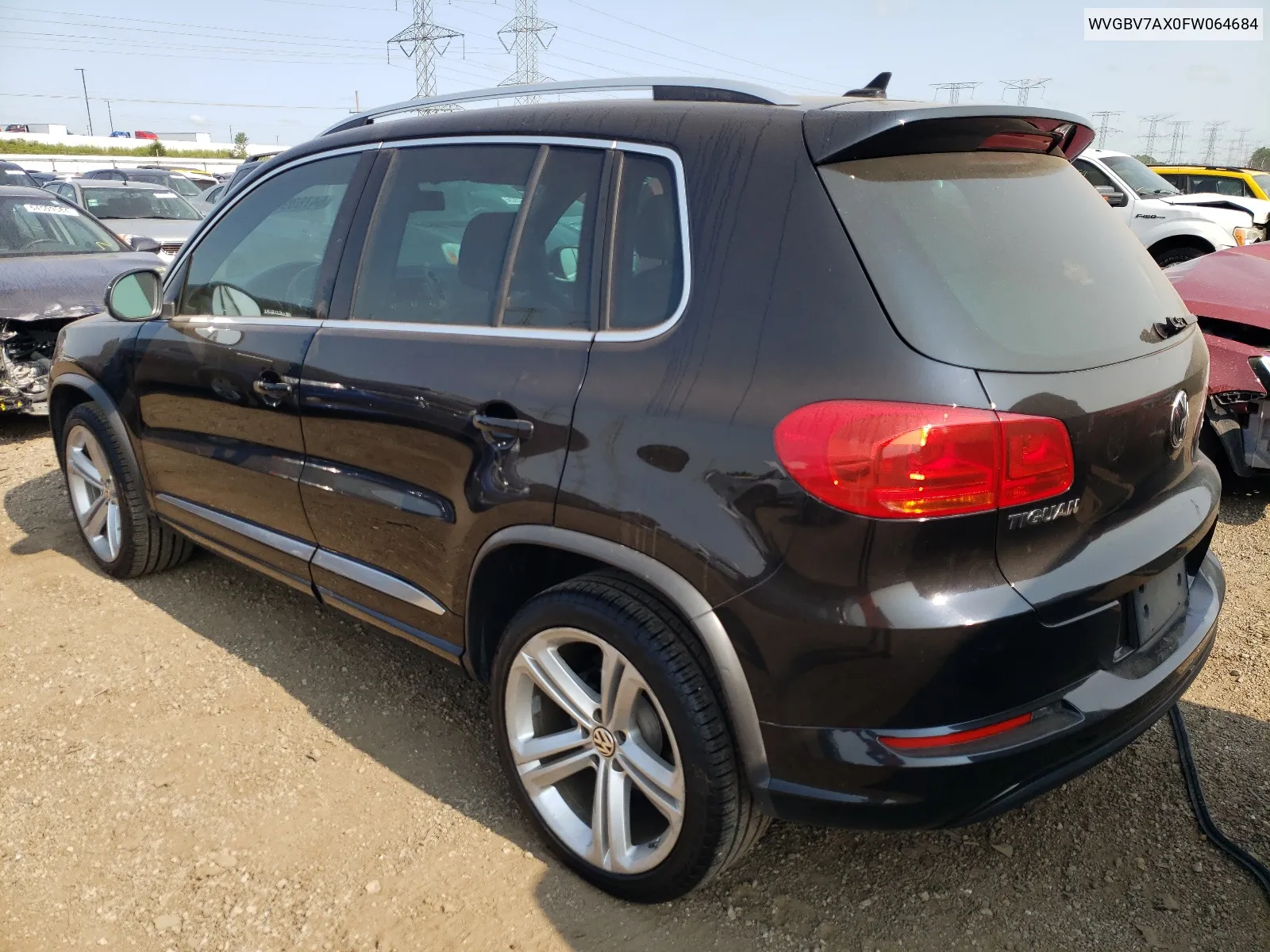 2015 Volkswagen Tiguan S VIN: WVGBV7AX0FW064684 Lot: 64763934