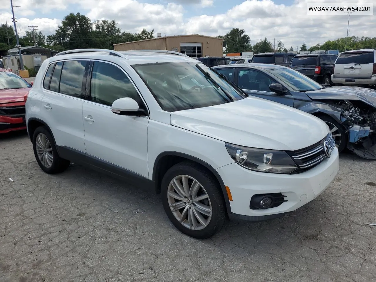 2015 Volkswagen Tiguan S VIN: WVGAV7AX6FW542201 Lot: 65806384