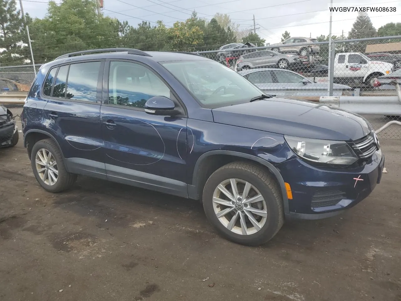 WVGBV7AX8FW608638 2015 Volkswagen Tiguan S