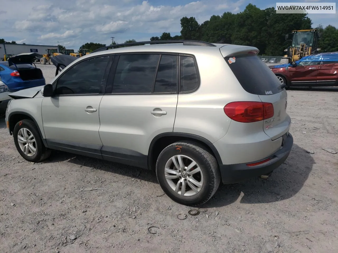 WVGAV7AX4FW614951 2015 Volkswagen Tiguan S