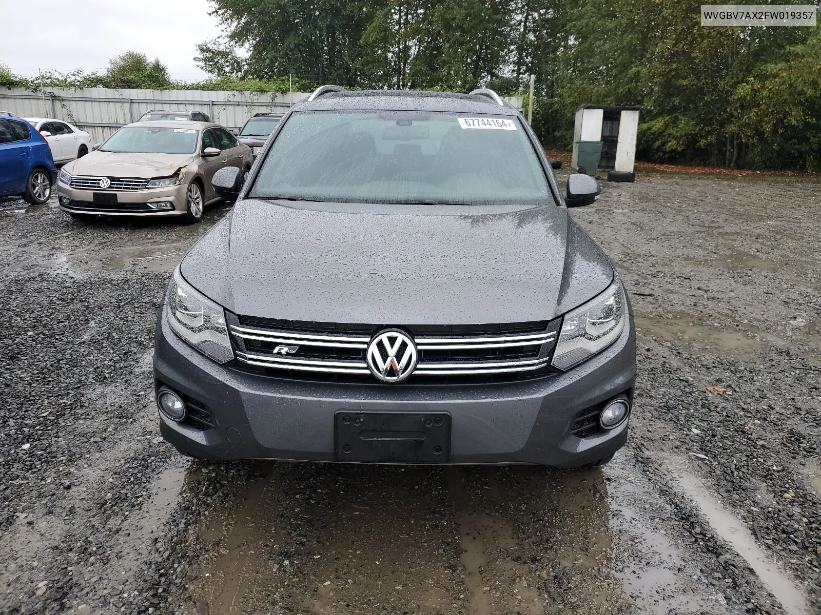 2015 Volkswagen Tiguan S VIN: WVGBV7AX2FW019357 Lot: 67744164