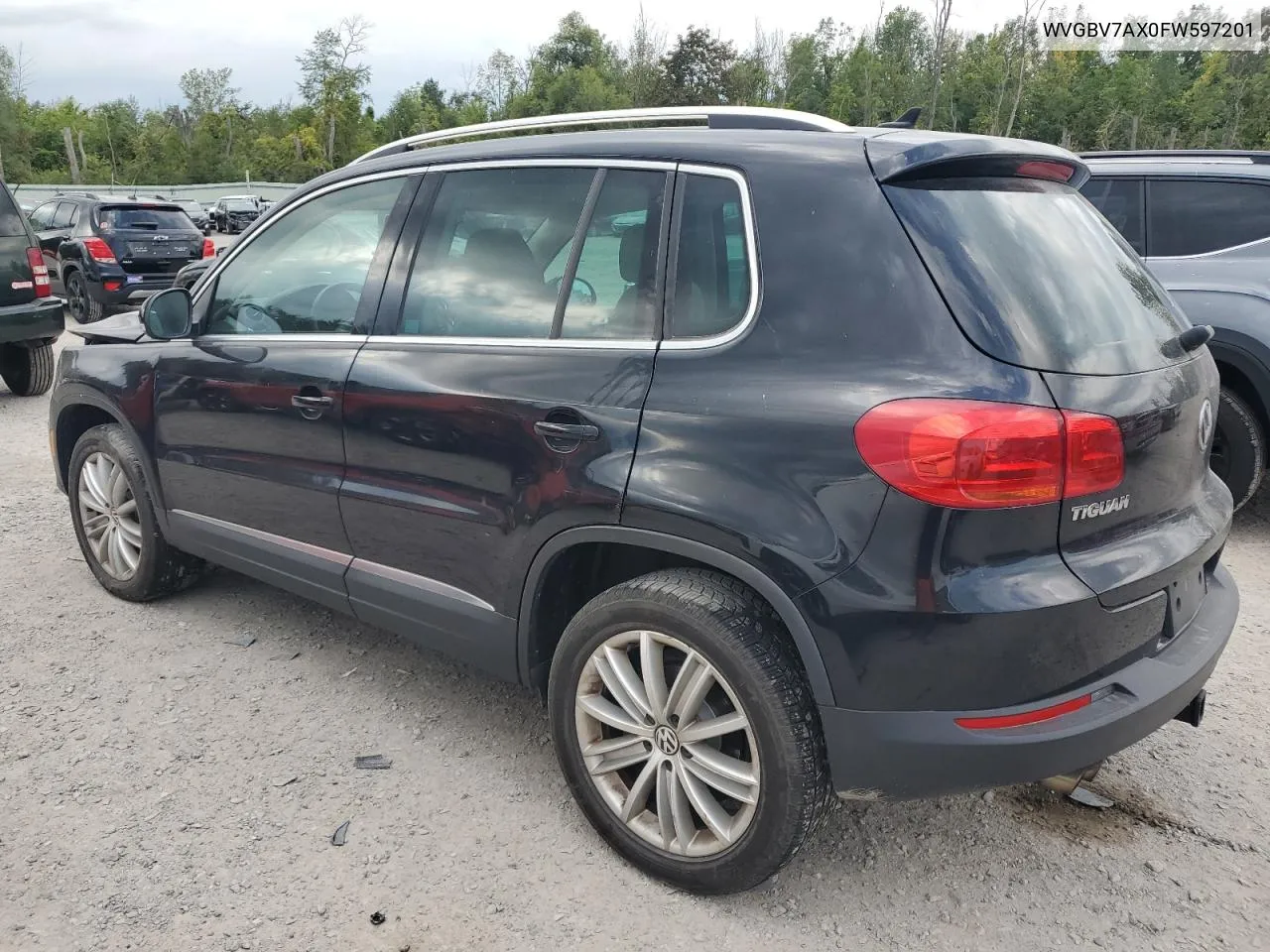 2015 Volkswagen Tiguan S VIN: WVGBV7AX0FW597201 Lot: 70257024