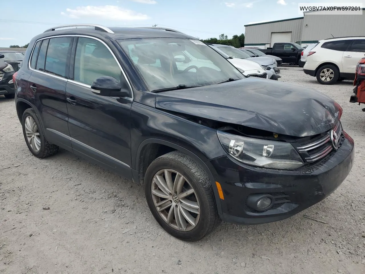 2015 Volkswagen Tiguan S VIN: WVGBV7AX0FW597201 Lot: 70257024