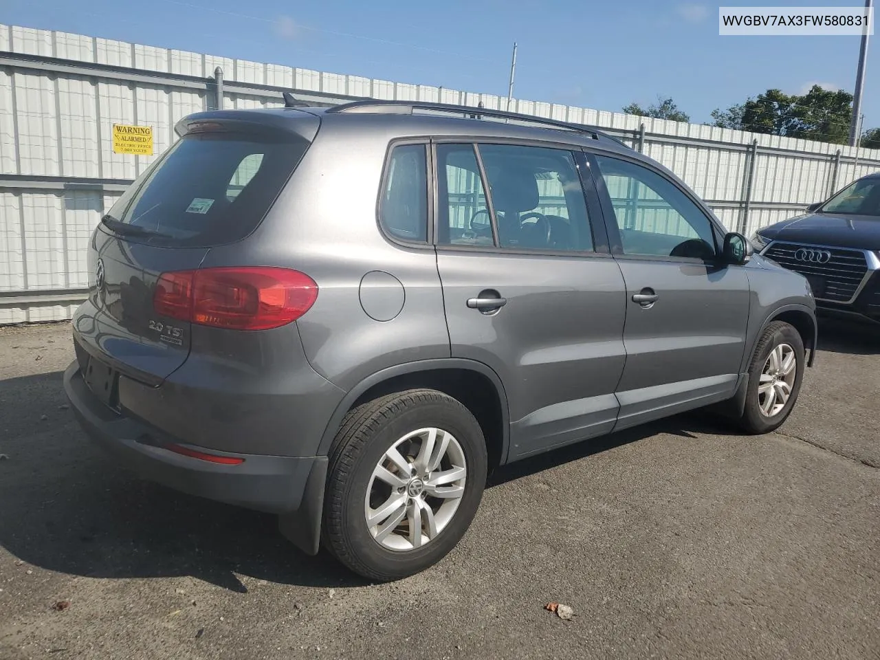 WVGBV7AX3FW580831 2015 Volkswagen Tiguan S