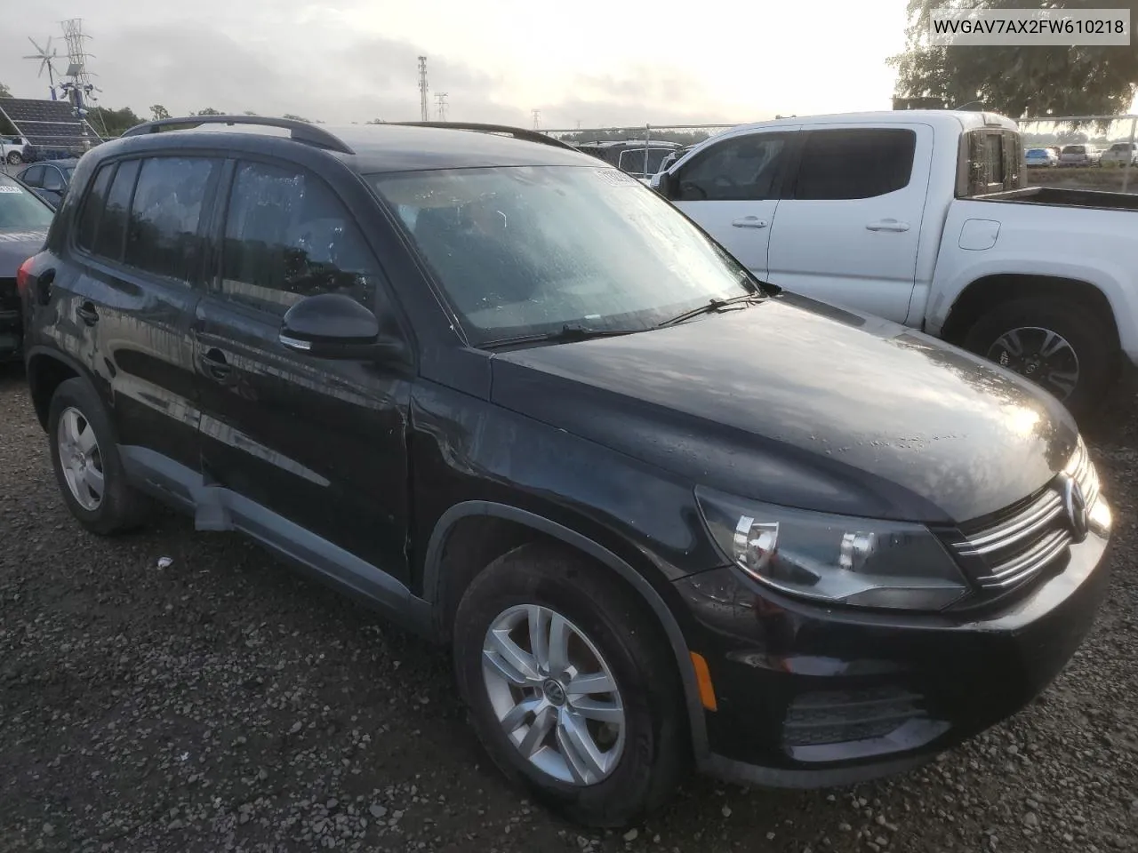 WVGAV7AX2FW610218 2015 Volkswagen Tiguan S