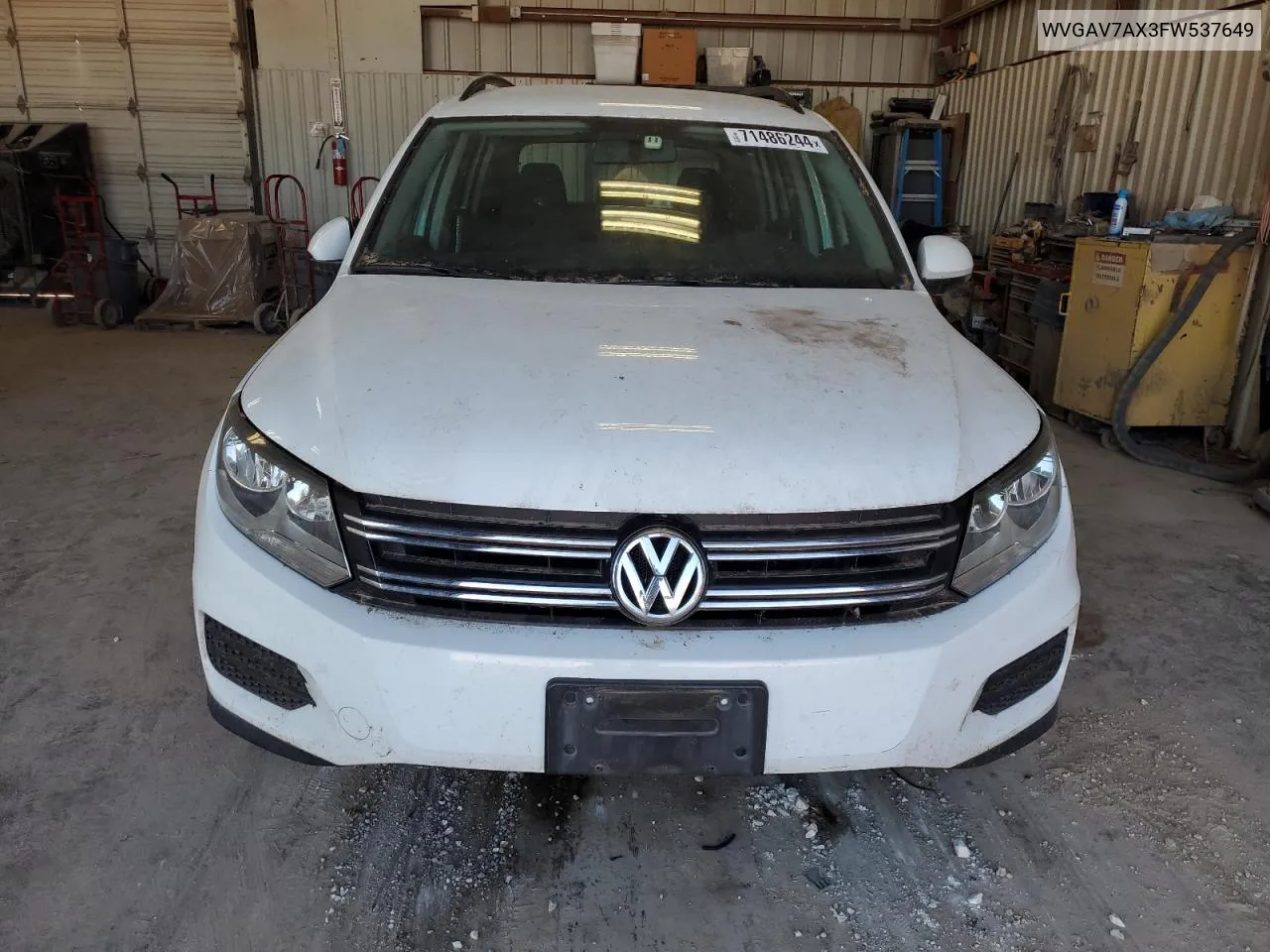 WVGAV7AX3FW537649 2015 Volkswagen Tiguan S