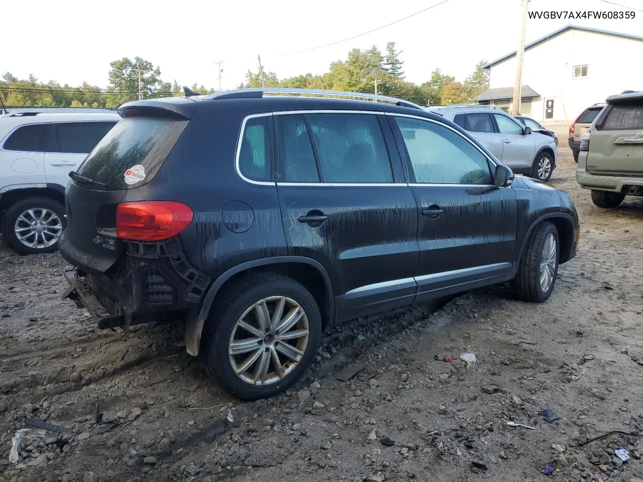 2015 Volkswagen Tiguan S VIN: WVGBV7AX4FW608359 Lot: 72799084