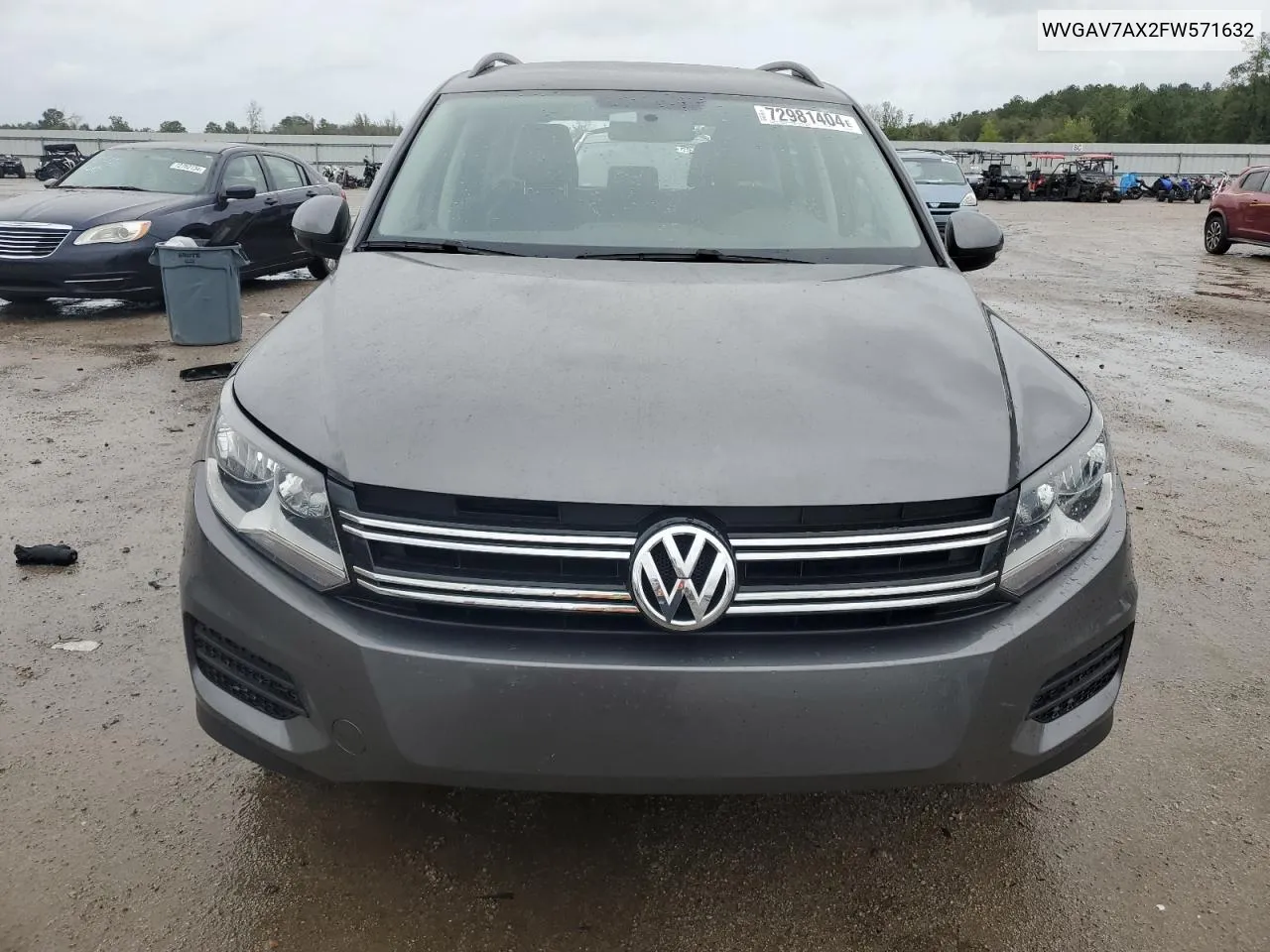 WVGAV7AX2FW571632 2015 Volkswagen Tiguan S