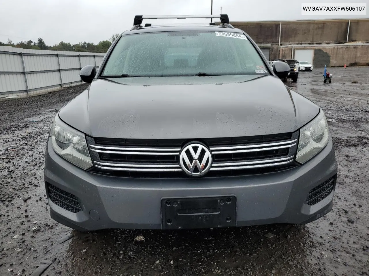 2015 Volkswagen Tiguan S VIN: WVGAV7AXXFW506107 Lot: 73699864