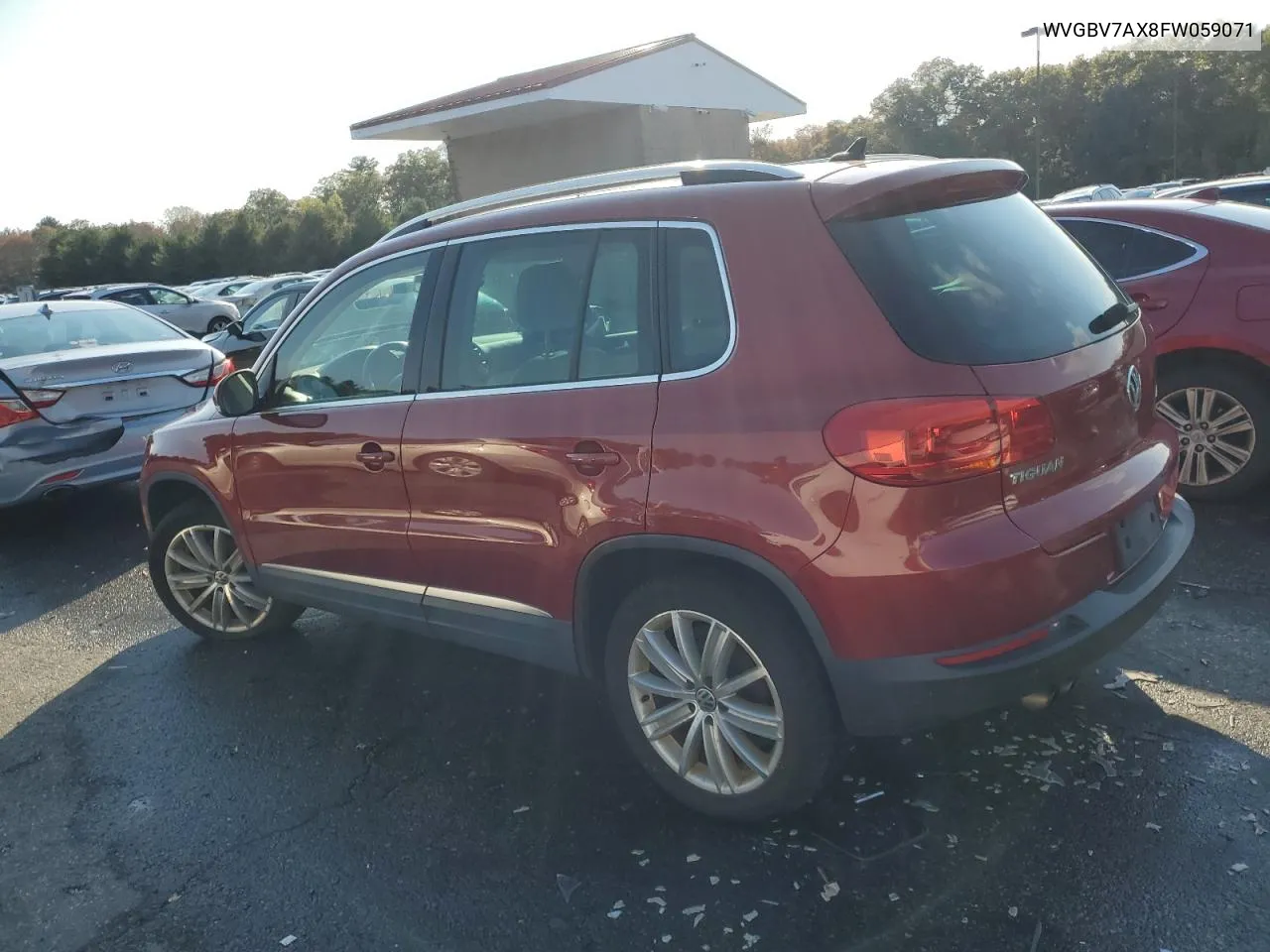 2015 Volkswagen Tiguan S VIN: WVGBV7AX8FW059071 Lot: 73849264