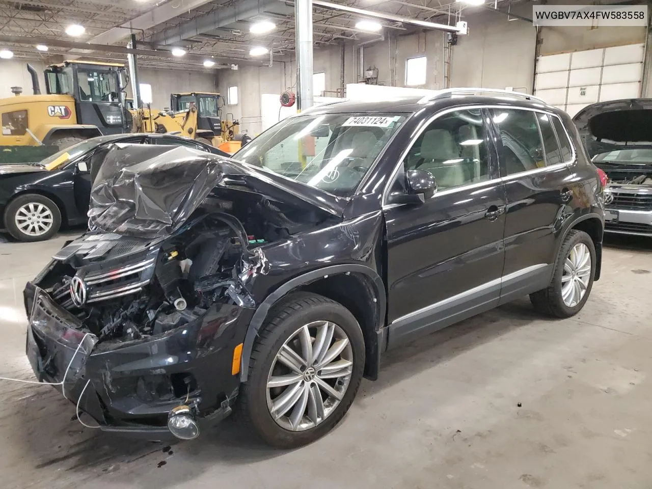 WVGBV7AX4FW583558 2015 Volkswagen Tiguan S