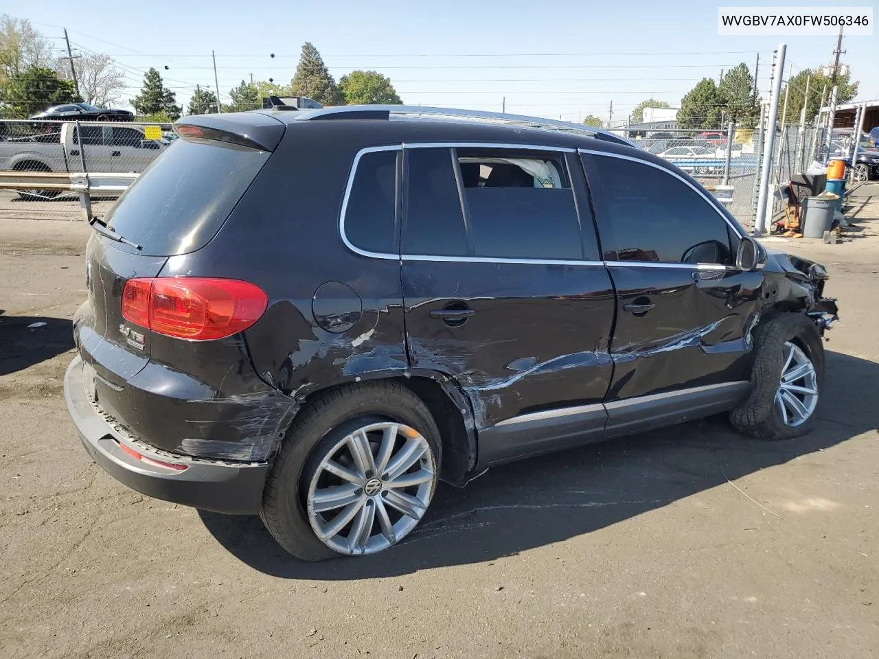 2015 Volkswagen Tiguan S VIN: WVGBV7AX0FW506346 Lot: 74106654