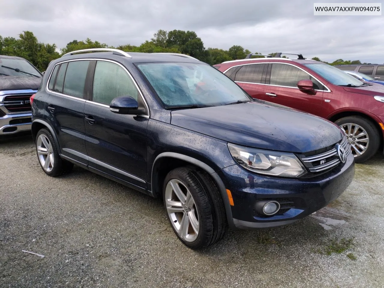 2015 Volkswagen Tiguan S VIN: WVGAV7AXXFW094075 Lot: 74194784