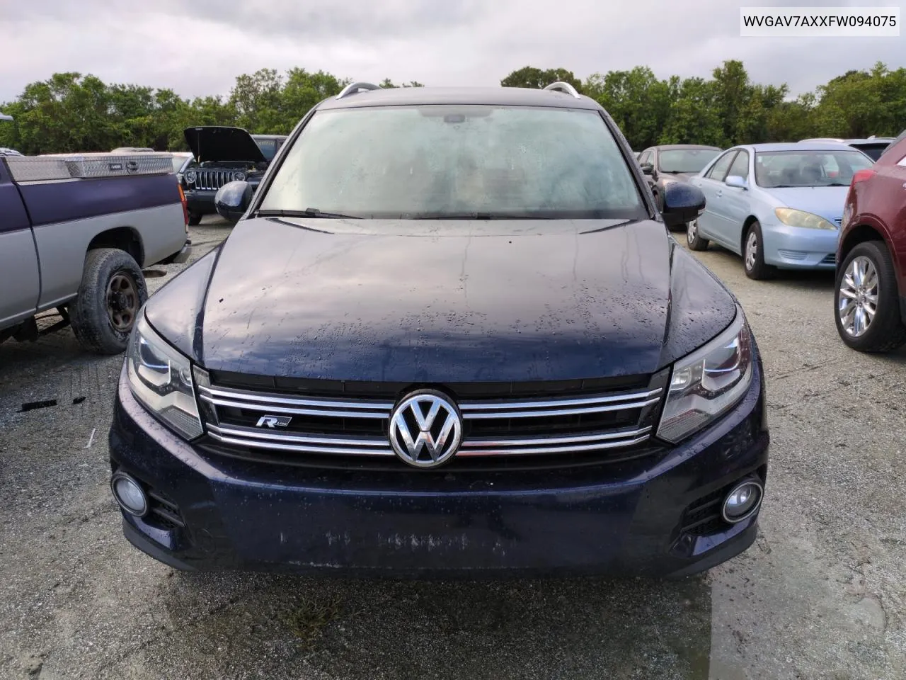 2015 Volkswagen Tiguan S VIN: WVGAV7AXXFW094075 Lot: 74194784