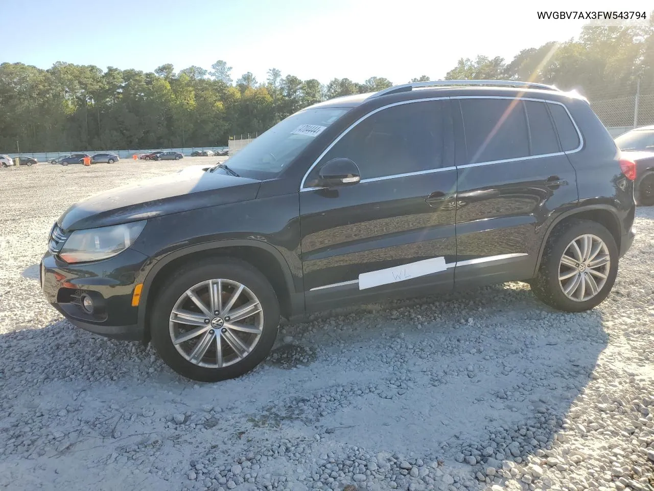 2015 Volkswagen Tiguan S VIN: WVGBV7AX3FW543794 Lot: 74704444