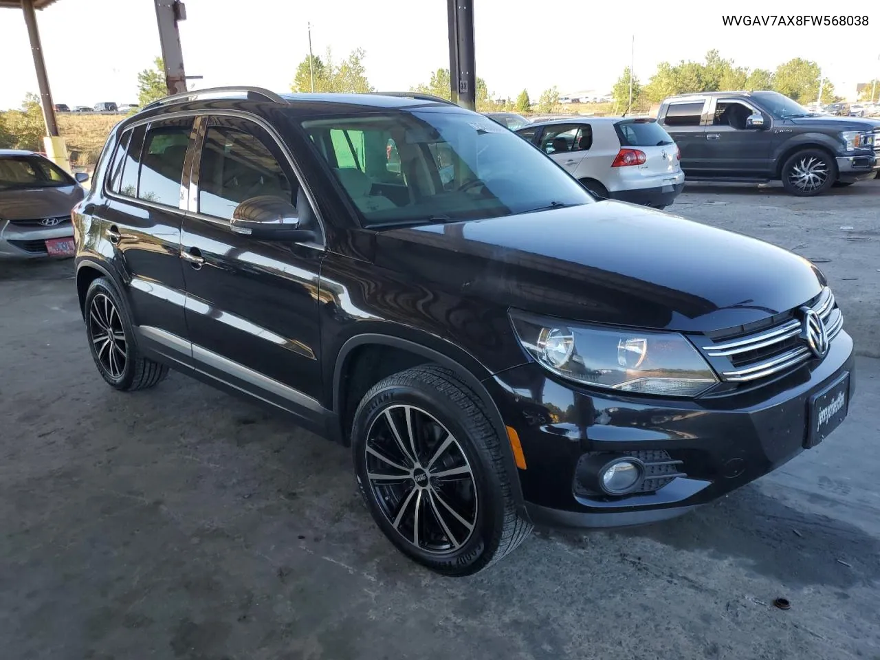 2015 Volkswagen Tiguan S VIN: WVGAV7AX8FW568038 Lot: 75430884