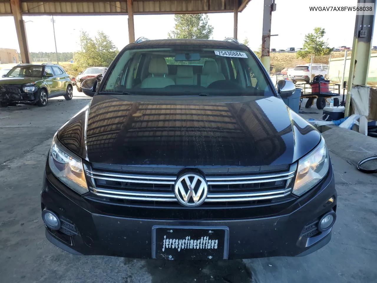 2015 Volkswagen Tiguan S VIN: WVGAV7AX8FW568038 Lot: 75430884