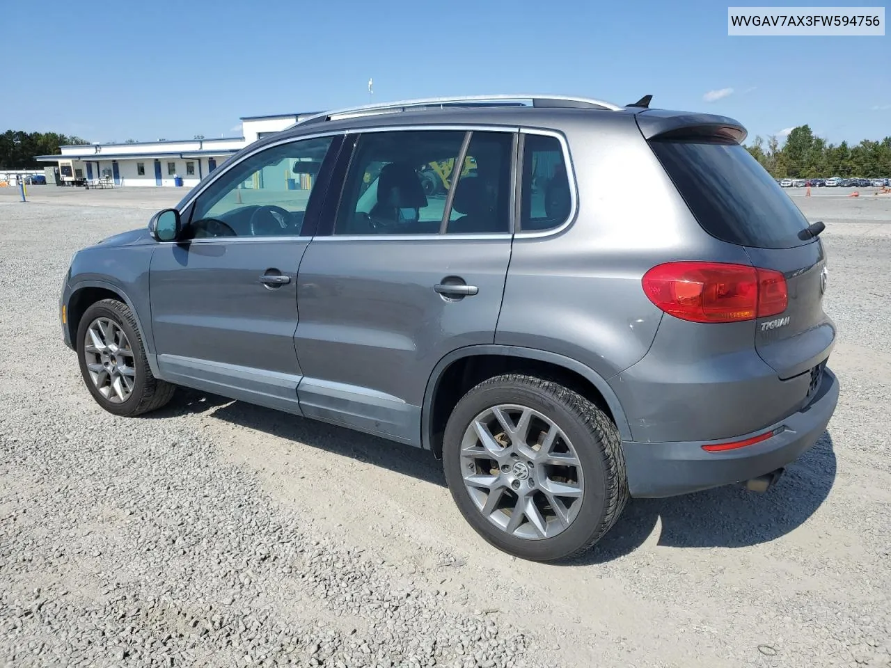 2015 Volkswagen Tiguan S VIN: WVGAV7AX3FW594756 Lot: 76178684