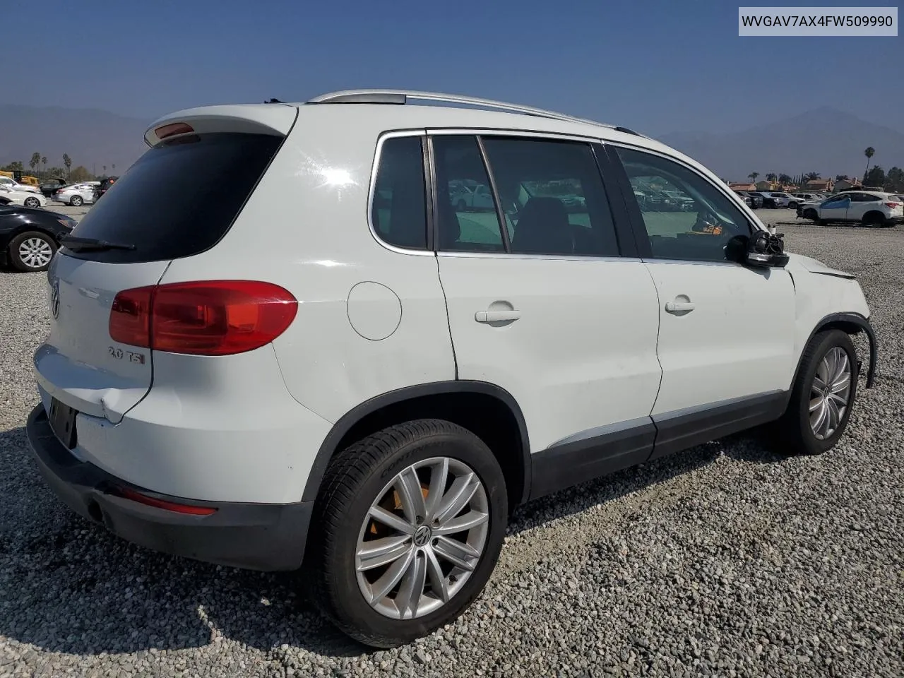 2015 Volkswagen Tiguan S VIN: WVGAV7AX4FW509990 Lot: 76289084