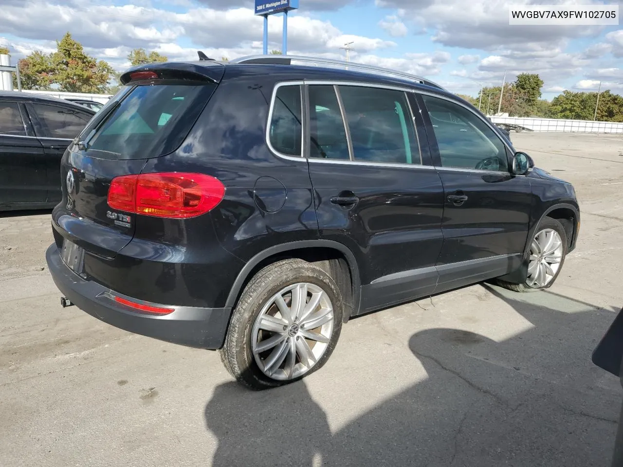 WVGBV7AX9FW102705 2015 Volkswagen Tiguan S