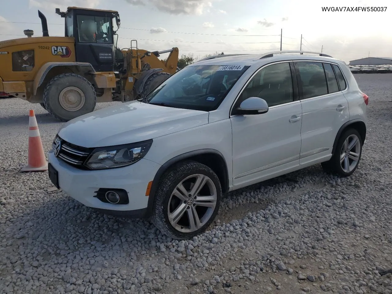 2015 Volkswagen Tiguan S VIN: WVGAV7AX4FW550037 Lot: 78816014