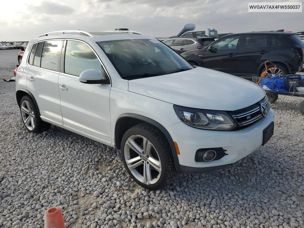 2015 Volkswagen Tiguan S VIN: WVGAV7AX4FW550037 Lot: 78816014