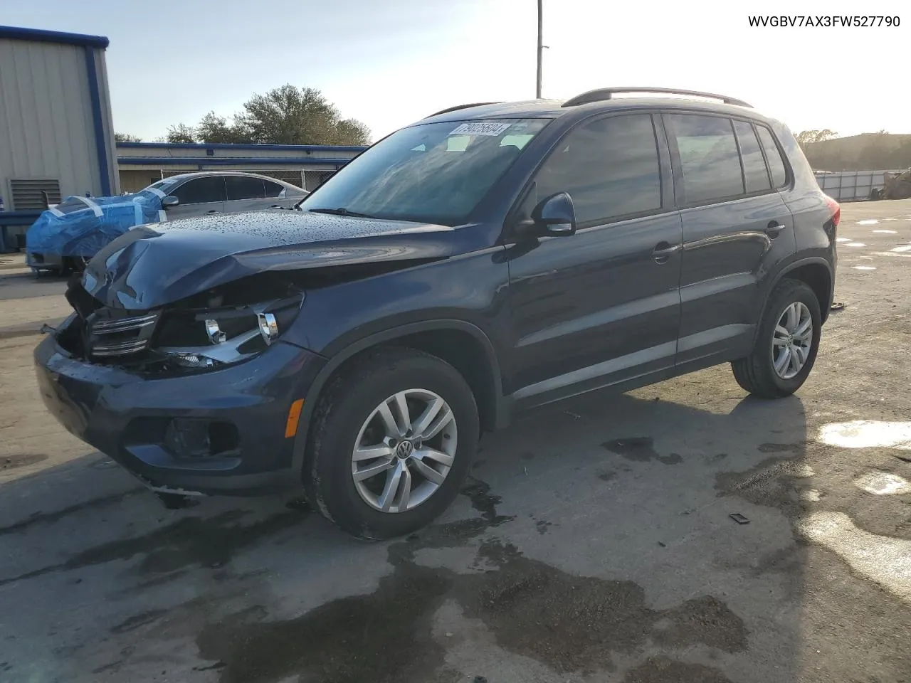 2015 Volkswagen Tiguan S VIN: WVGBV7AX3FW527790 Lot: 79025604