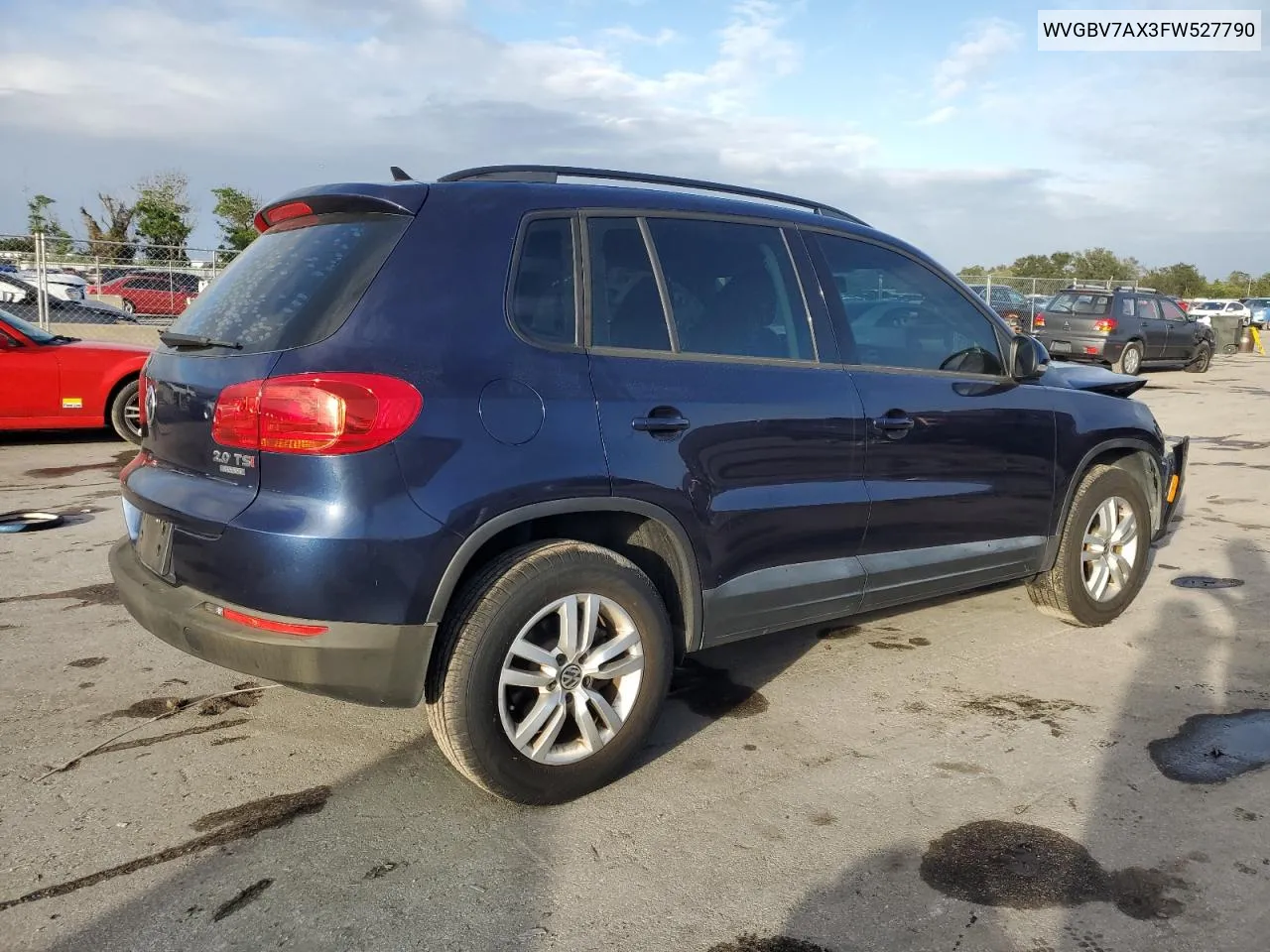 WVGBV7AX3FW527790 2015 Volkswagen Tiguan S