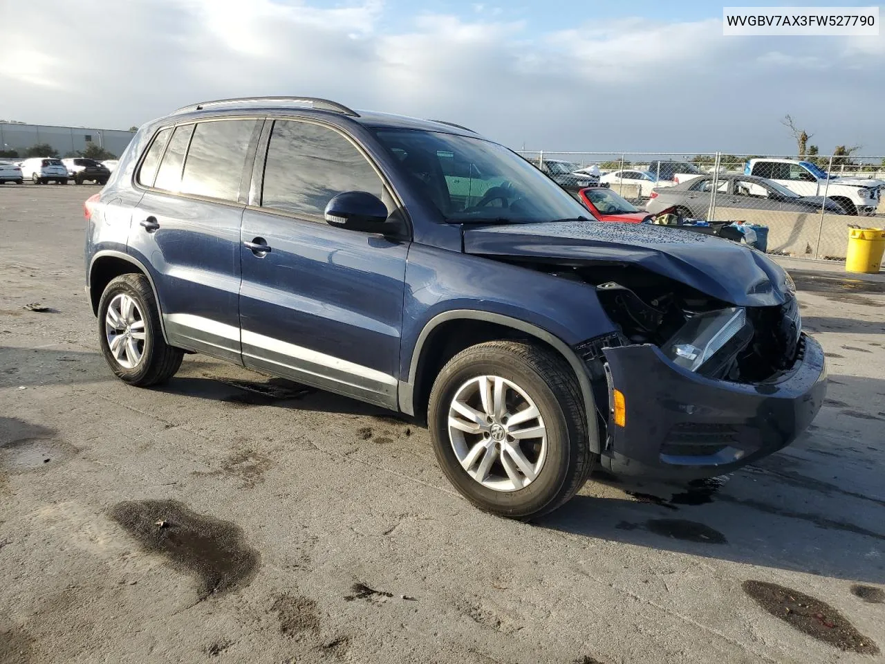 WVGBV7AX3FW527790 2015 Volkswagen Tiguan S