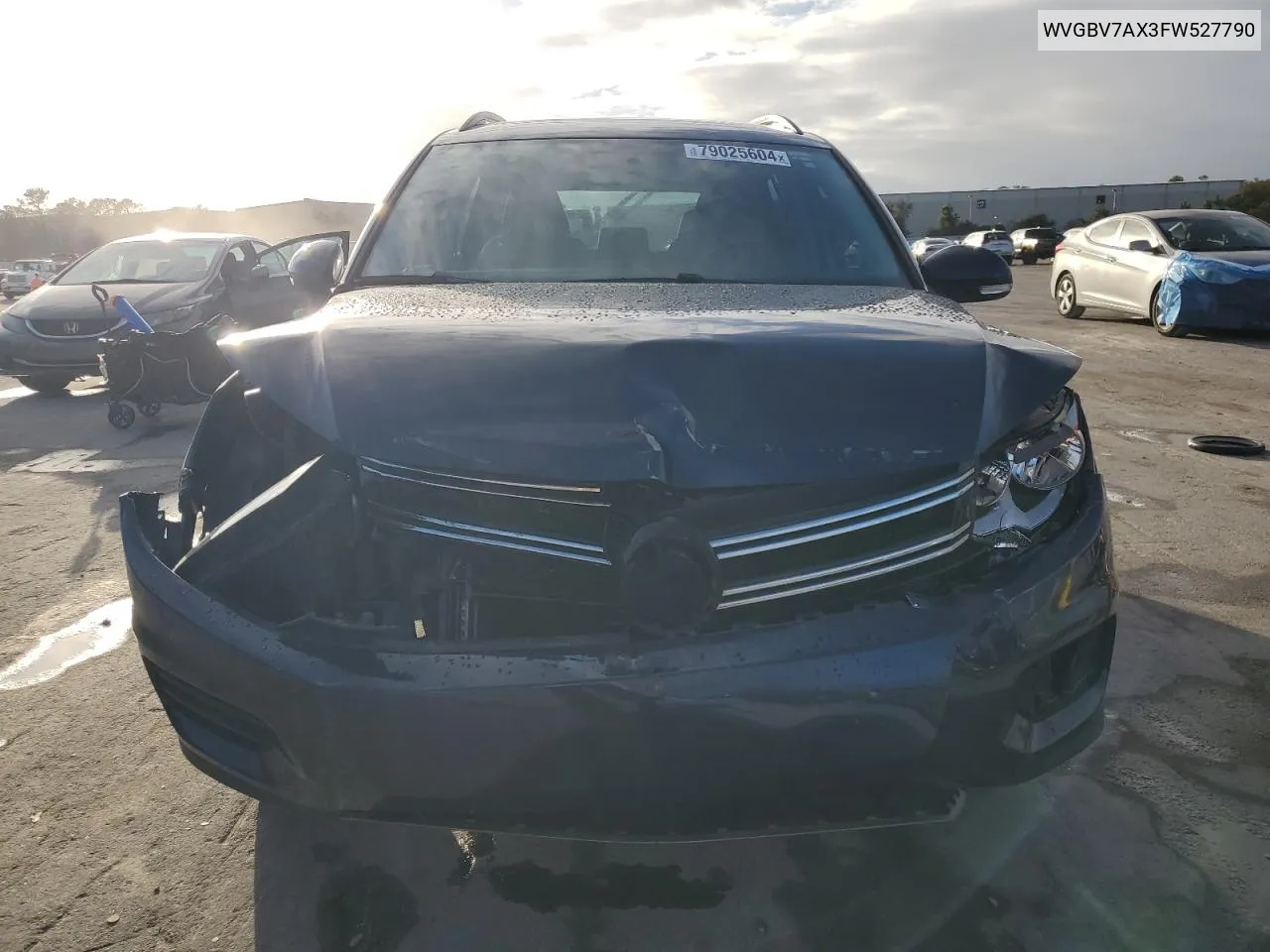 WVGBV7AX3FW527790 2015 Volkswagen Tiguan S