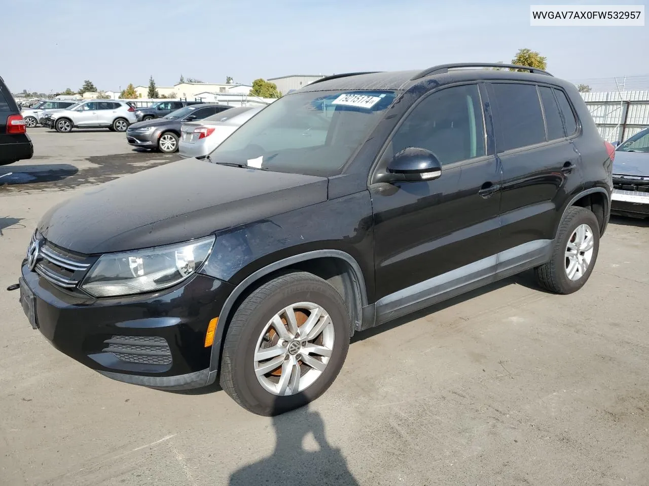 2015 Volkswagen Tiguan S VIN: WVGAV7AX0FW532957 Lot: 79215174