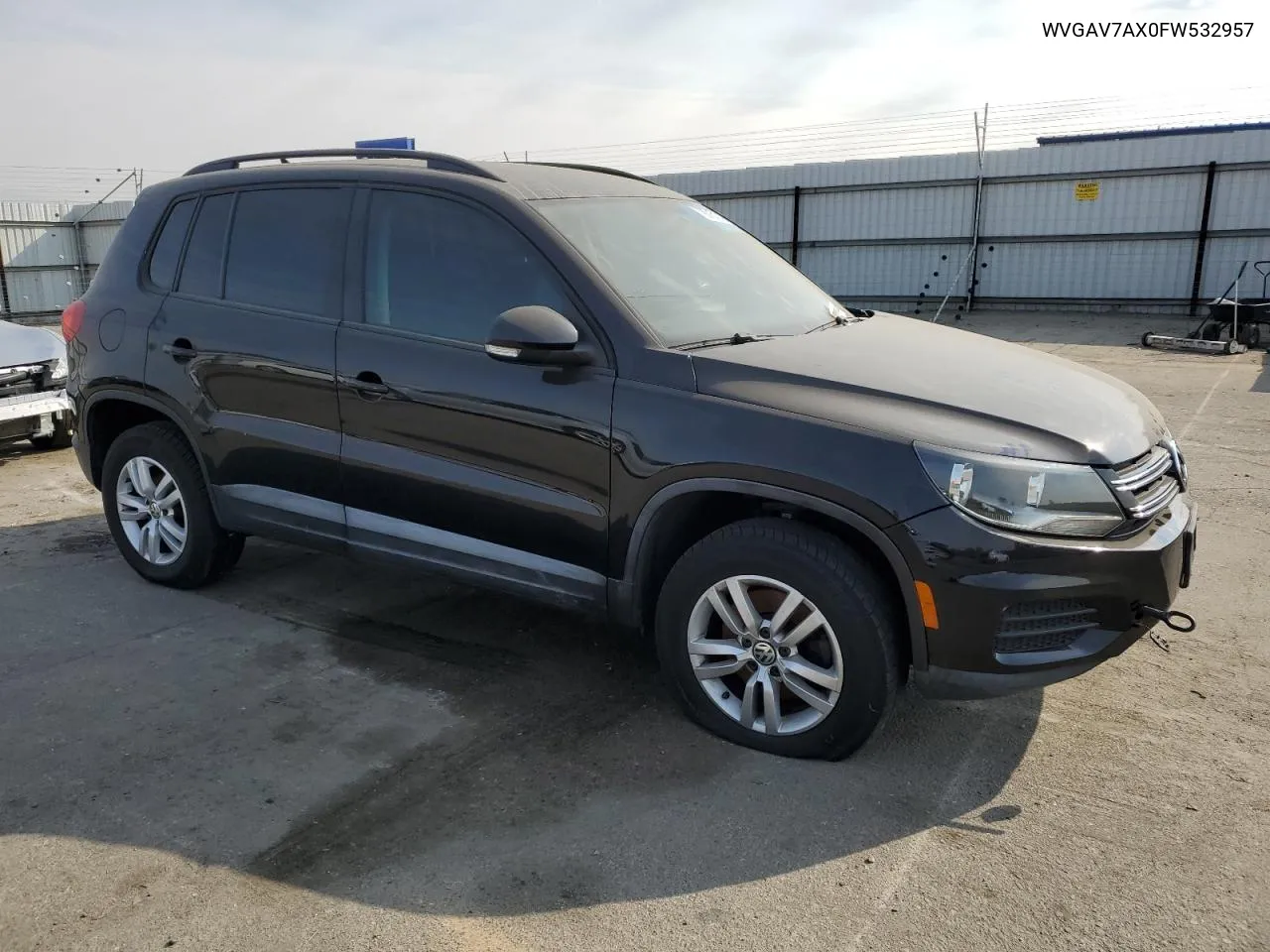 2015 Volkswagen Tiguan S VIN: WVGAV7AX0FW532957 Lot: 79215174