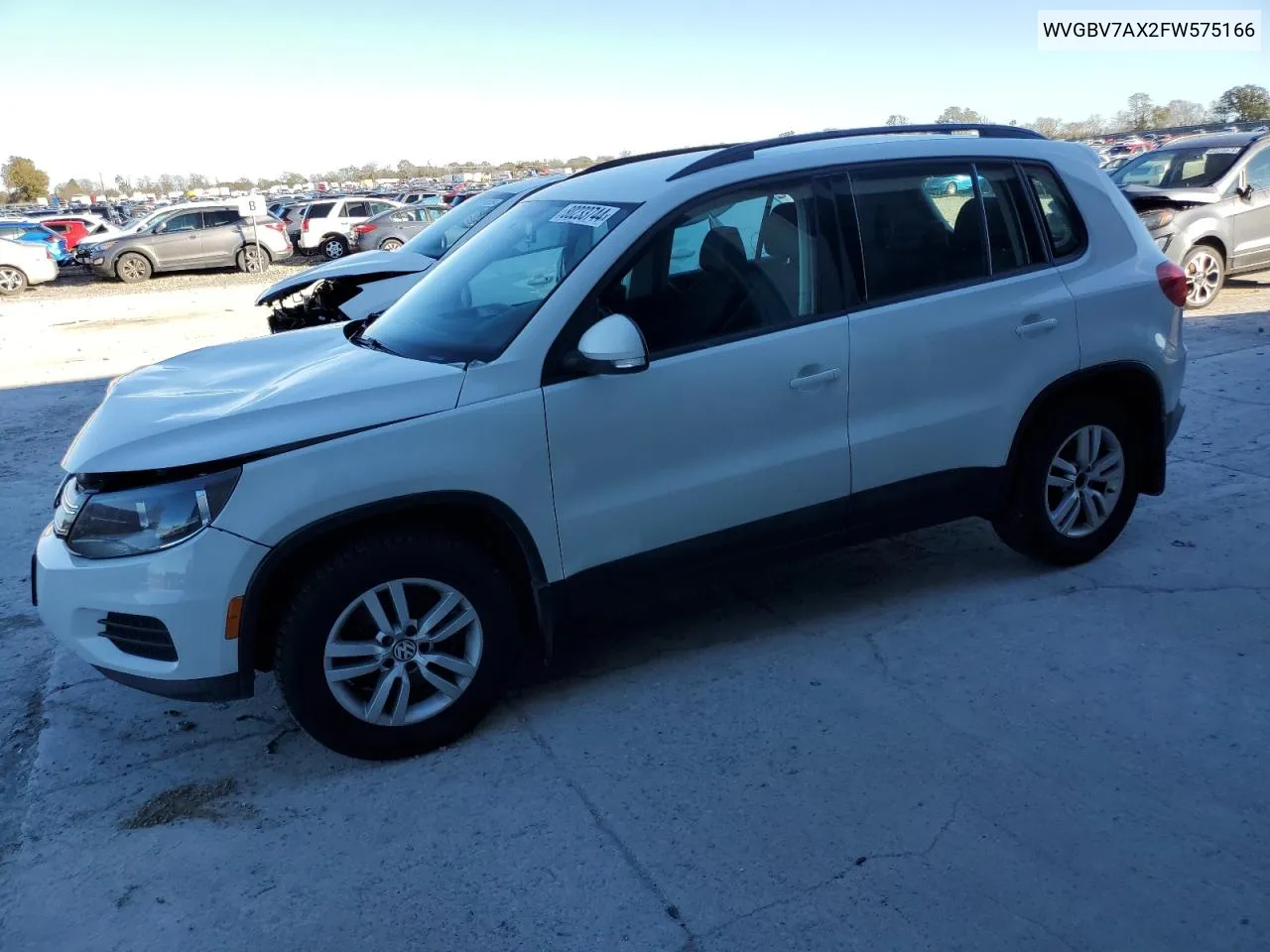 2015 Volkswagen Tiguan S VIN: WVGBV7AX2FW575166 Lot: 80233744