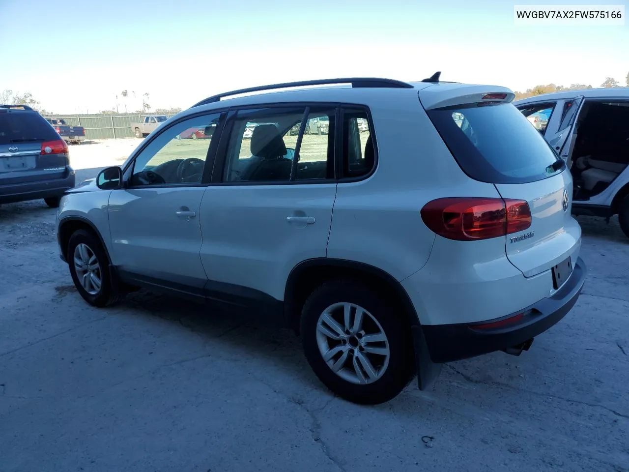 2015 Volkswagen Tiguan S VIN: WVGBV7AX2FW575166 Lot: 80233744