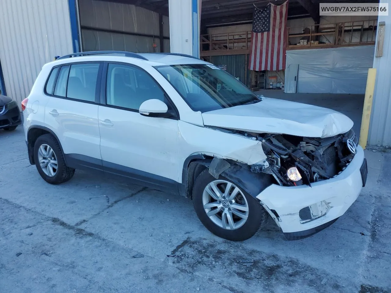 2015 Volkswagen Tiguan S VIN: WVGBV7AX2FW575166 Lot: 80233744