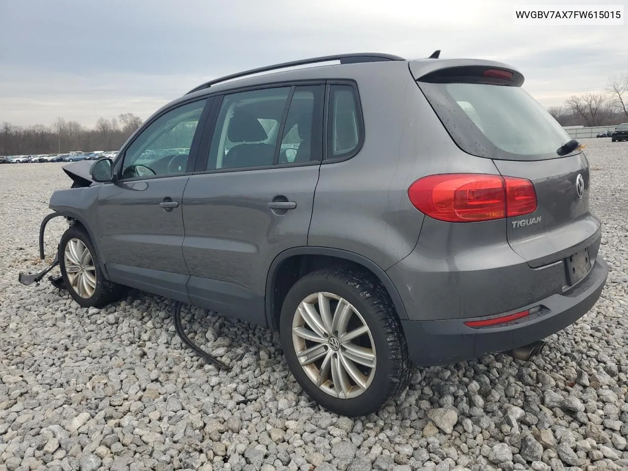 2015 Volkswagen Tiguan S VIN: WVGBV7AX7FW615015 Lot: 81526244