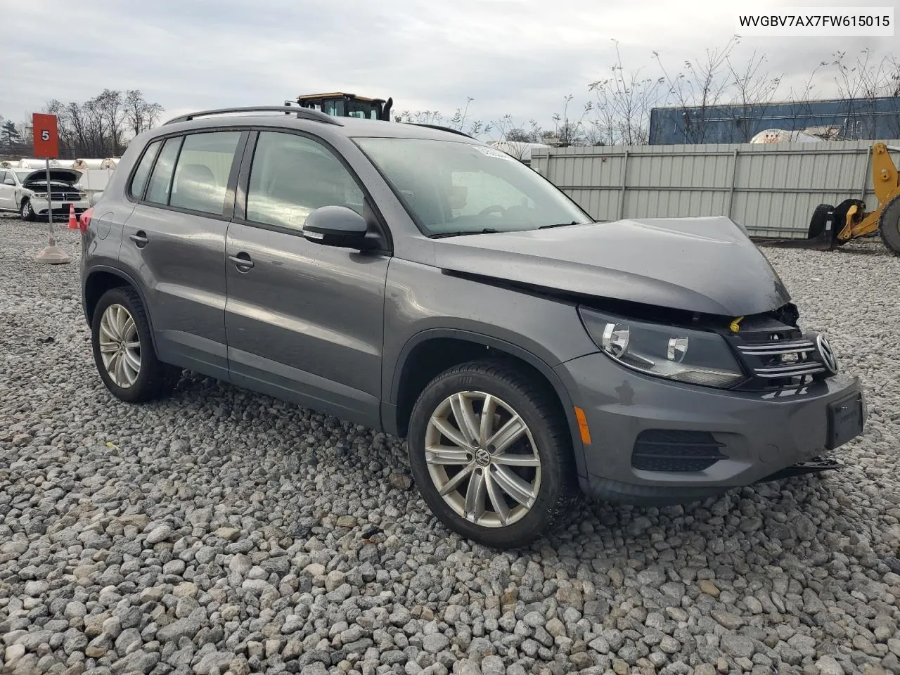 2015 Volkswagen Tiguan S VIN: WVGBV7AX7FW615015 Lot: 81526244