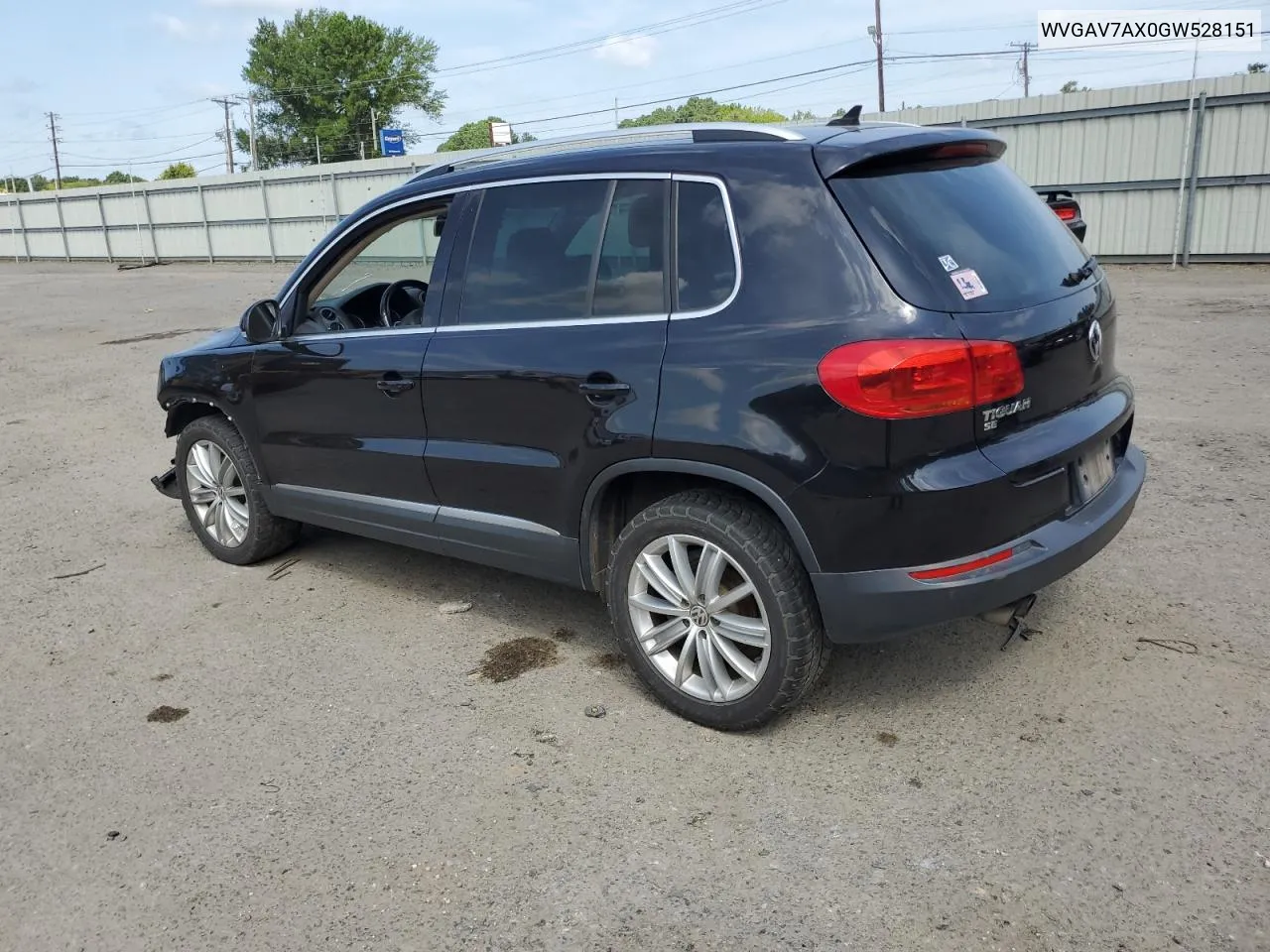 2016 Volkswagen Tiguan S VIN: WVGAV7AX0GW528151 Lot: 60307794