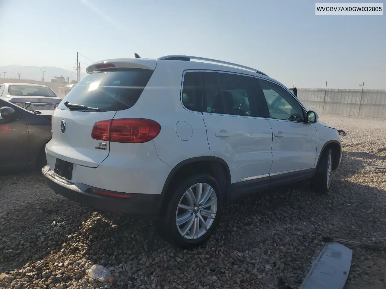 WVGBV7AX0GW032805 2016 Volkswagen Tiguan S