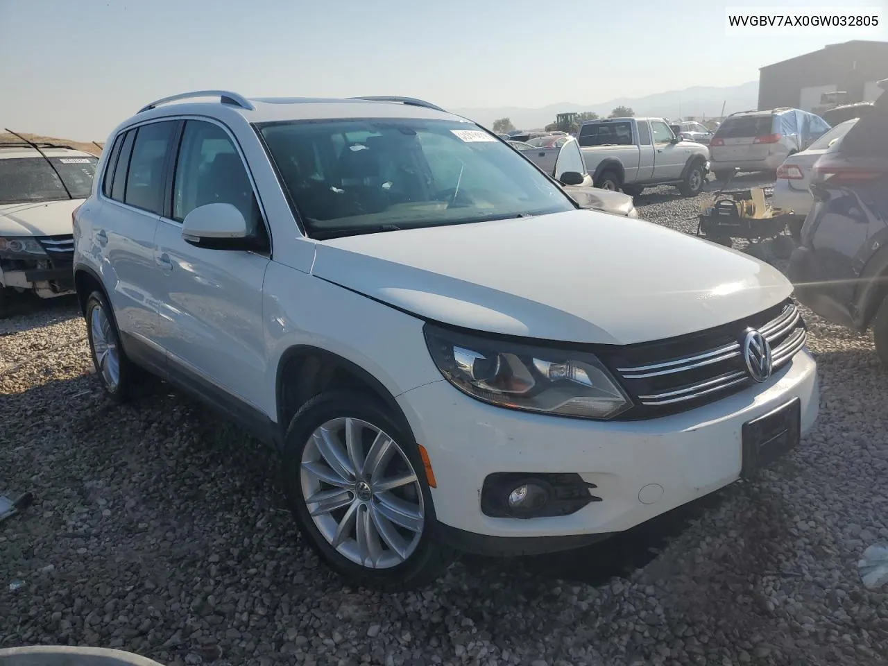 2016 Volkswagen Tiguan S VIN: WVGBV7AX0GW032805 Lot: 61288394