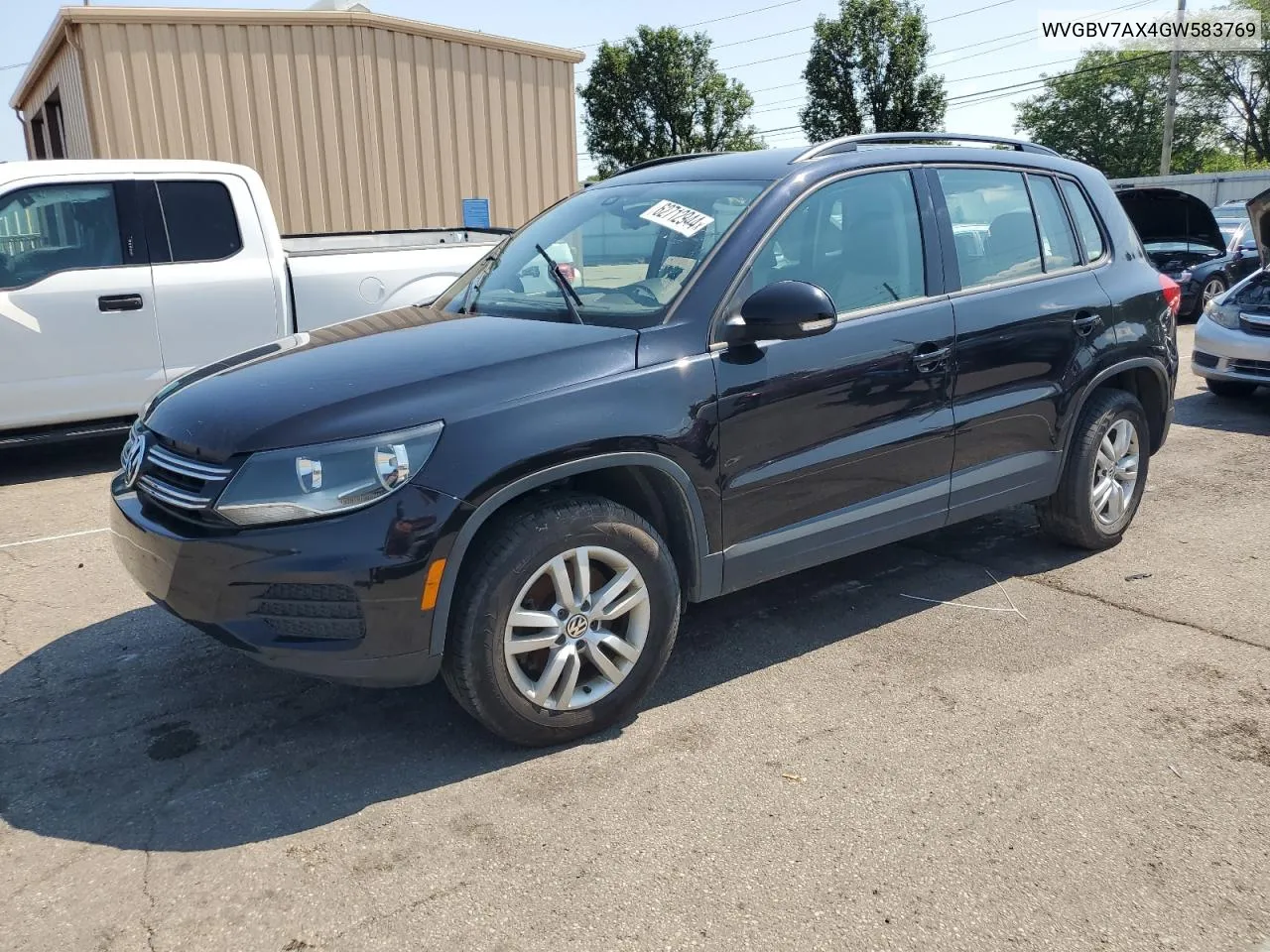 2016 Volkswagen Tiguan S VIN: WVGBV7AX4GW583769 Lot: 62712944