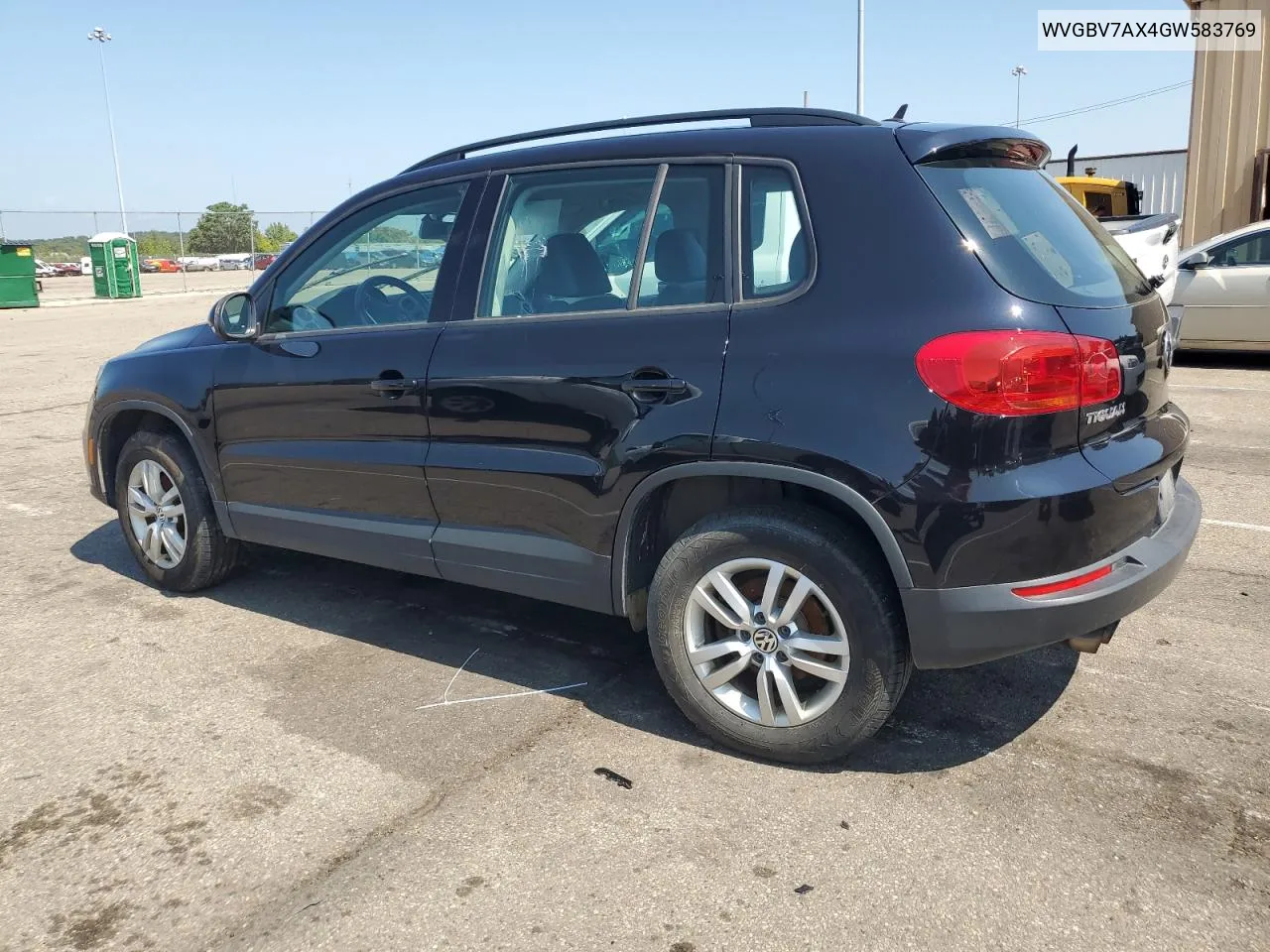 2016 Volkswagen Tiguan S VIN: WVGBV7AX4GW583769 Lot: 62712944