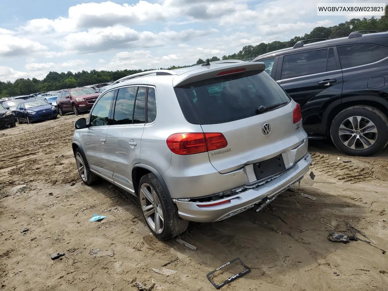 2016 Volkswagen Tiguan S VIN: WVGBV7AX8GW023821 Lot: 63818994