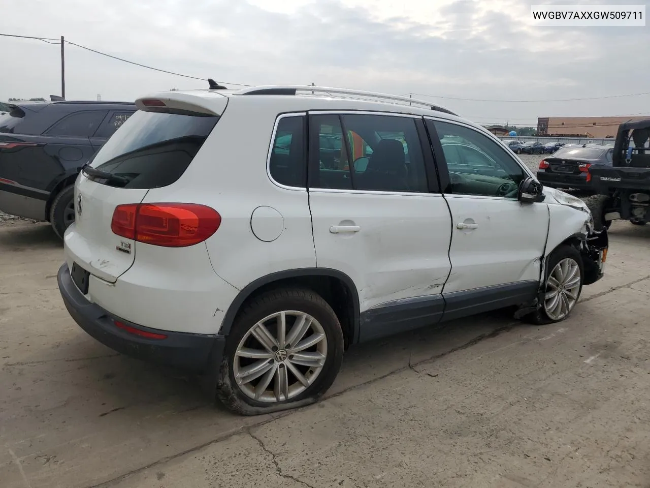 2016 Volkswagen Tiguan S VIN: WVGBV7AXXGW509711 Lot: 65225854