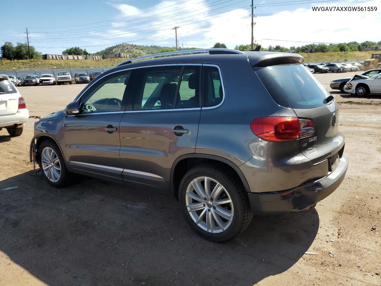 2016 Volkswagen Tiguan S VIN: WVGAV7AXXGW561559 Lot: 66153584