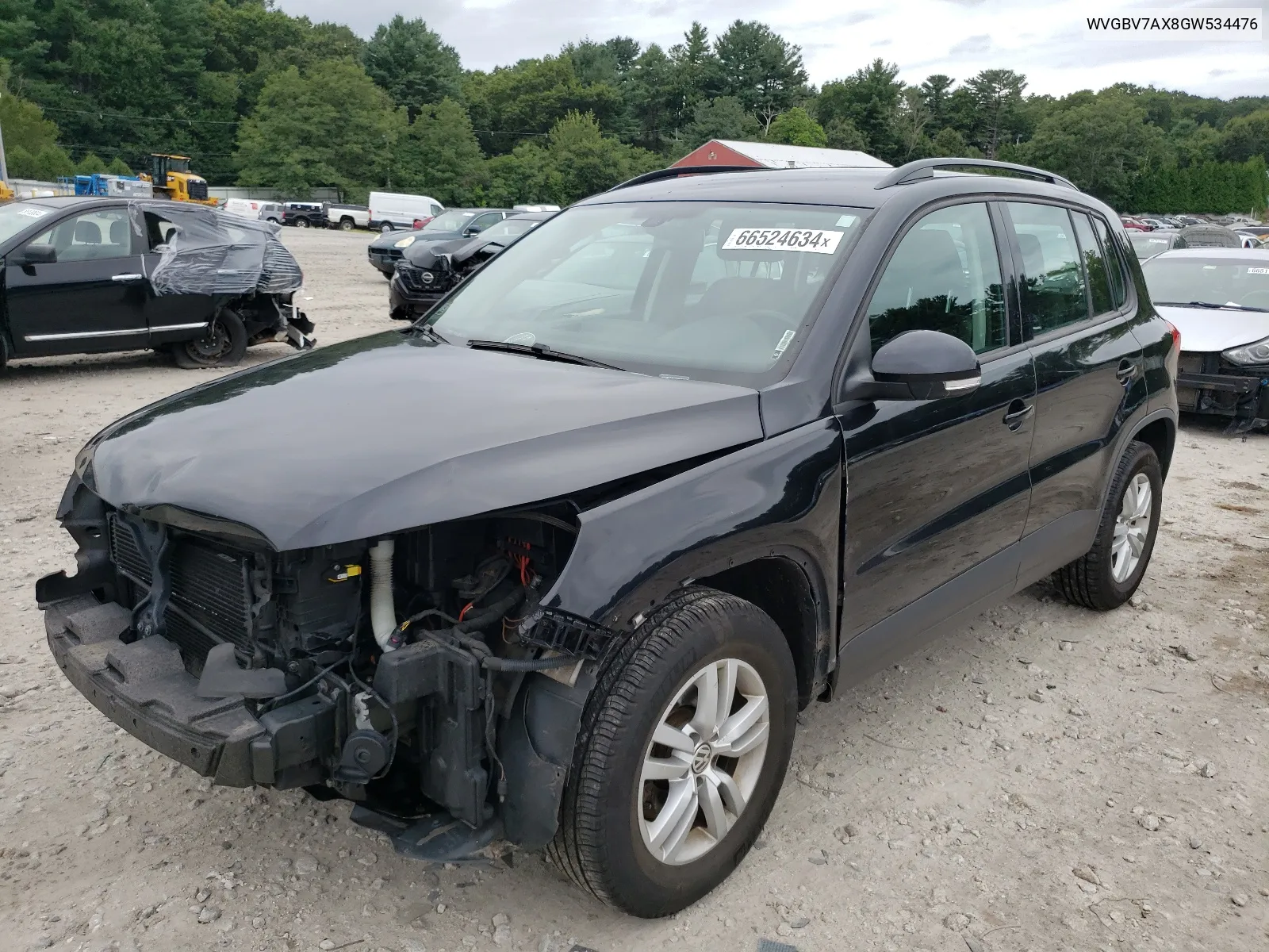 WVGBV7AX8GW534476 2016 Volkswagen Tiguan S