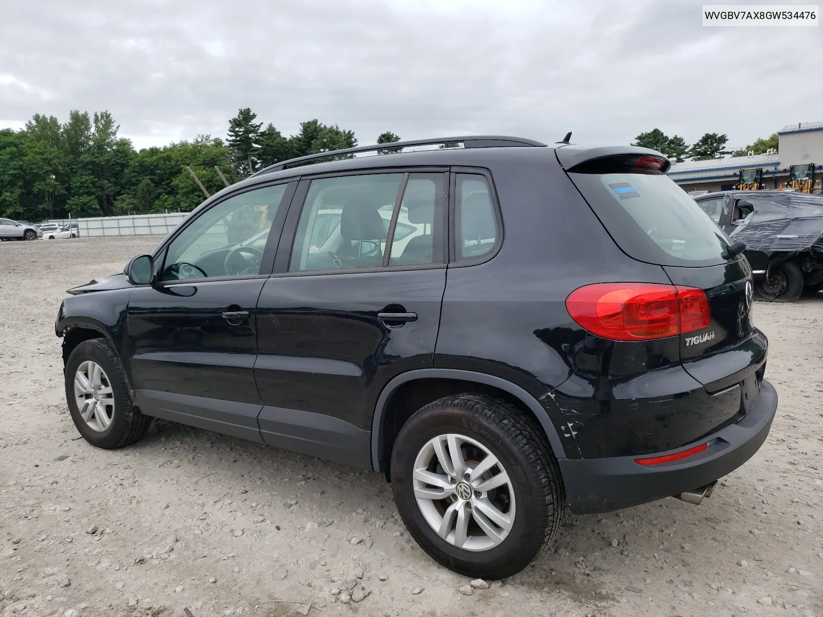 WVGBV7AX8GW534476 2016 Volkswagen Tiguan S