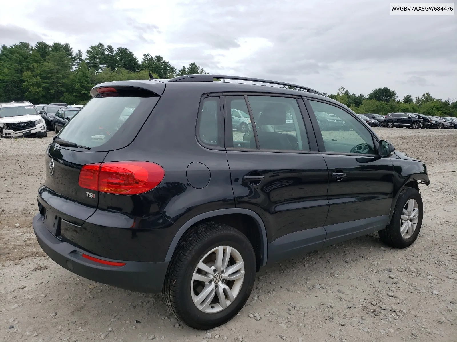 2016 Volkswagen Tiguan S VIN: WVGBV7AX8GW534476 Lot: 66524634